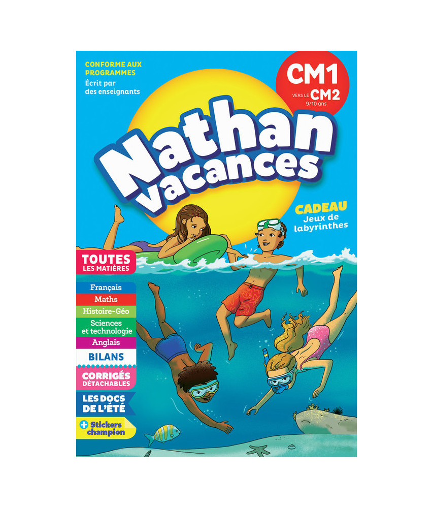 Cahier de vacances - CM1 vers le CM2