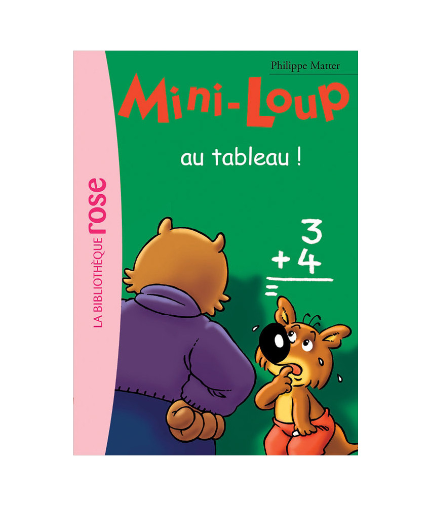 Mini-Loup au tableau - Mini-Loup premier de la classe