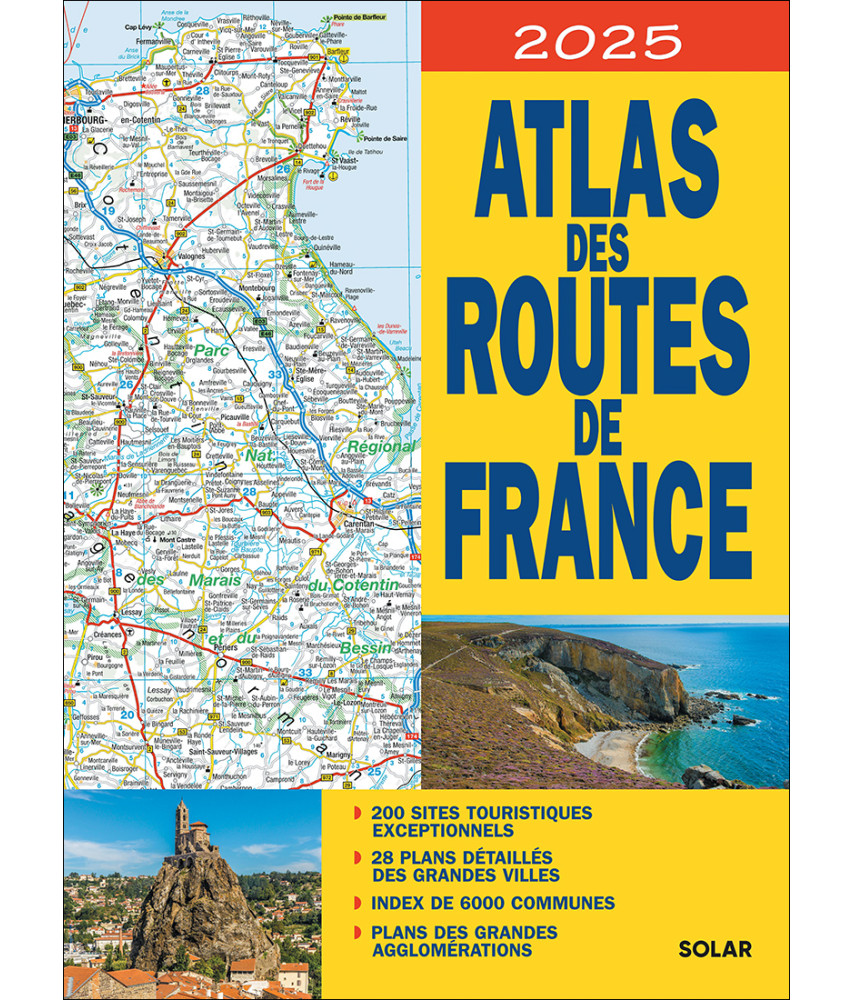 Atlas des routes de France 2025