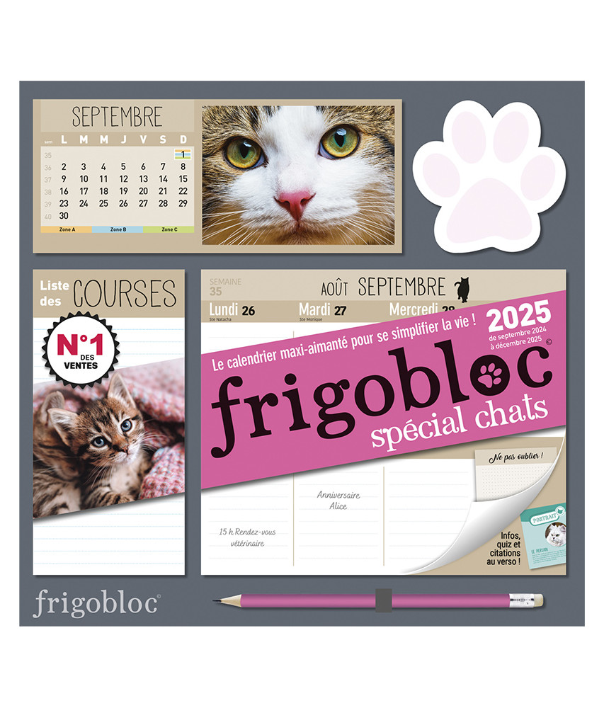 Frigobloc Spécial Chats 2024-2025