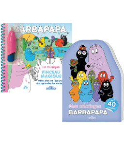 Barbapapa, Pinceau magique, la musique, Mes coloriages