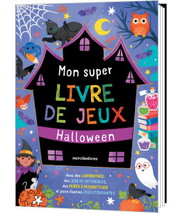 Mon super livre de jeux, Mon cahier coloriages Halloween