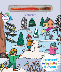 Coloriages magiques à l'eau, Joyeux Noël + L'Hiver