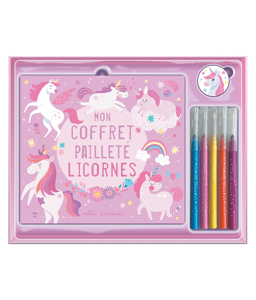 Mon coffret pailleté Licornes