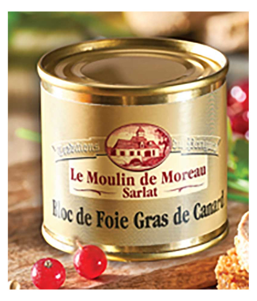 Bloc de foie gras de canard 100G