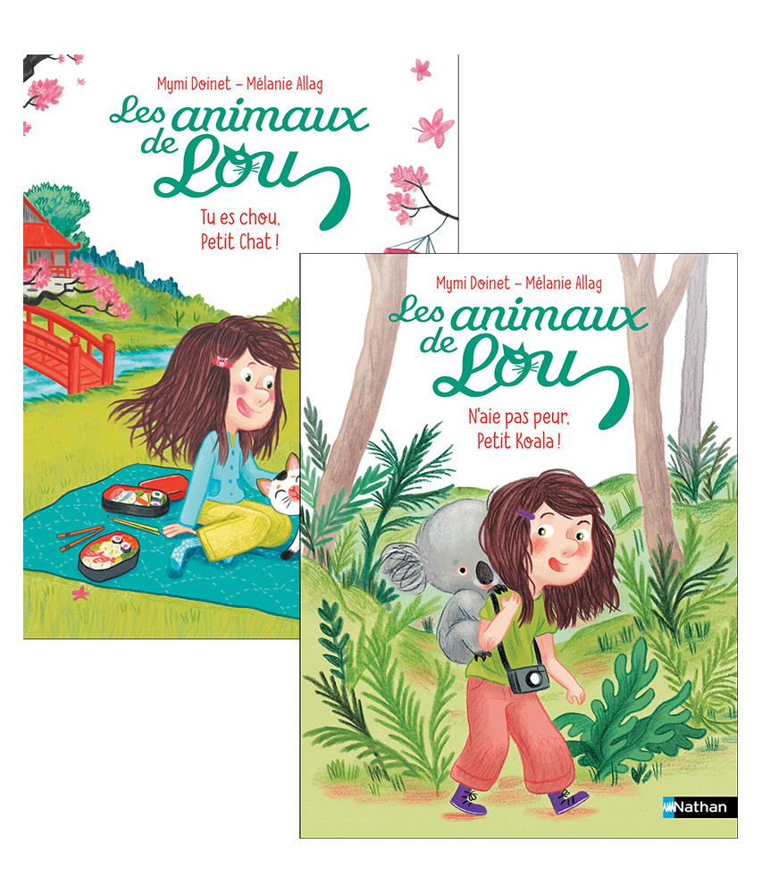 Les animaux de Lou, tu es chou, petit chat + N'aie pas peur, petit Koala !