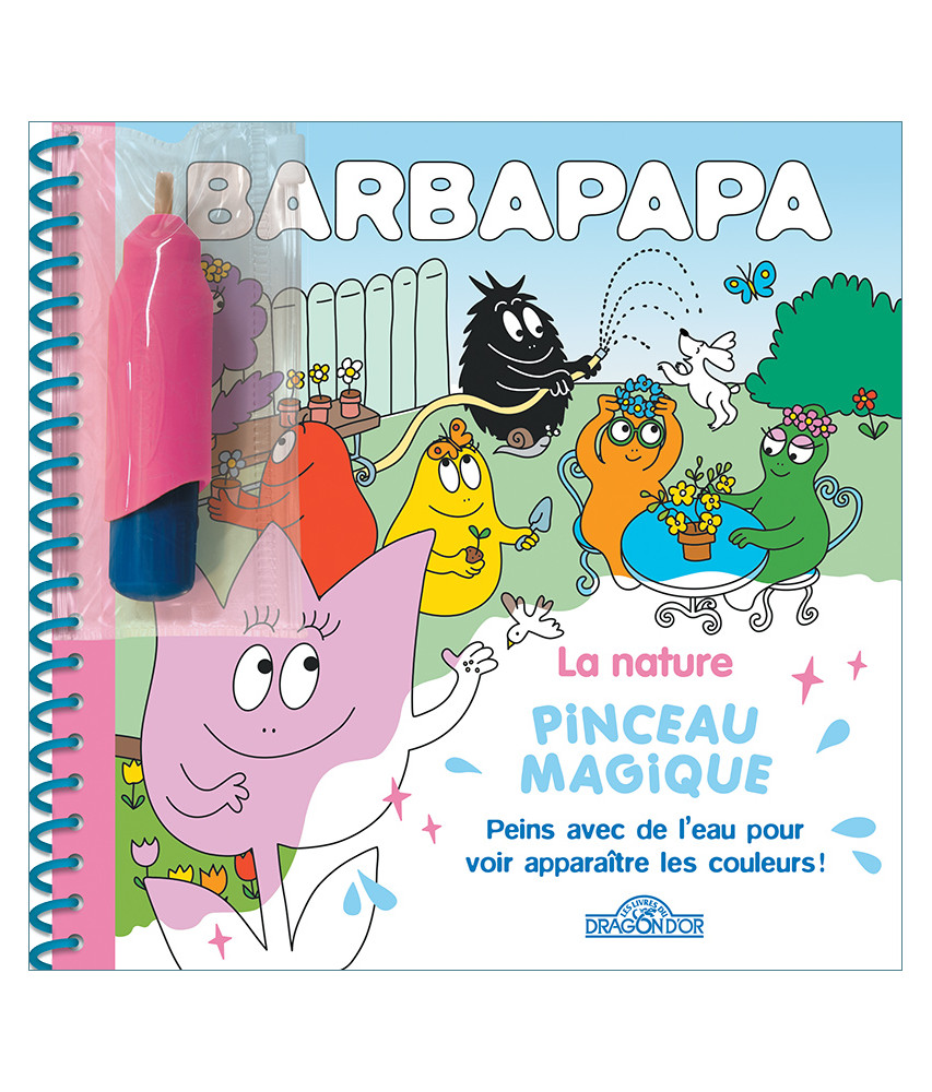 Barbapapa, Pinceau magique, la nature + 300 gommettes, La famille