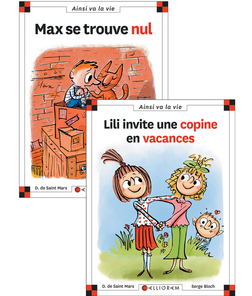 Lili invite une copine en vacances, Max se trouve nul