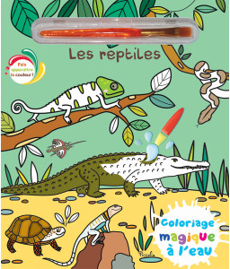 Coloriages magiques à l'eau Papillons, Reptiles